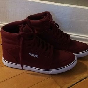Maroon Airwalk High Top Sneakers